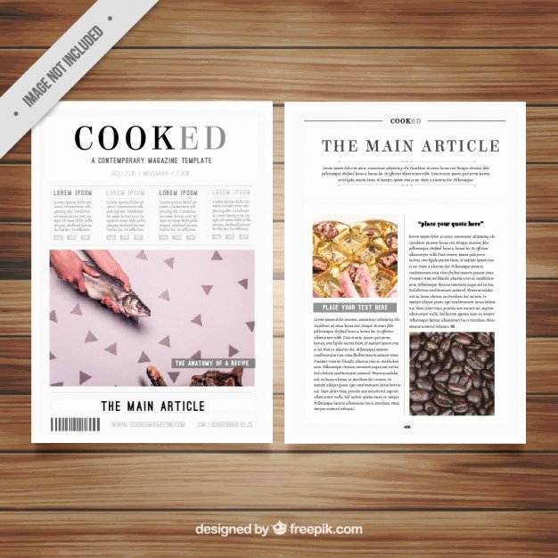 Magazine Template Free Word Fresh Magazine Template with Pictures Vector