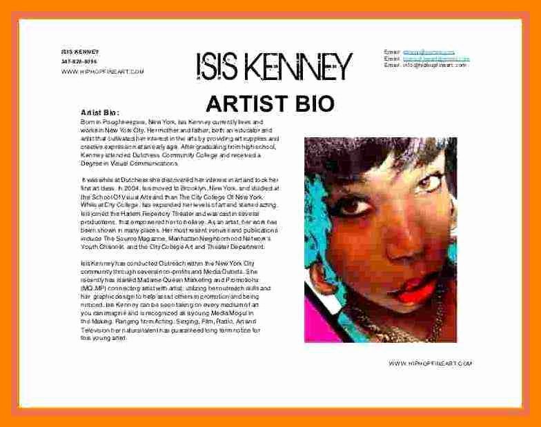 Makeup Artist Bio Examples Unique 18 Artist Biographies Examples