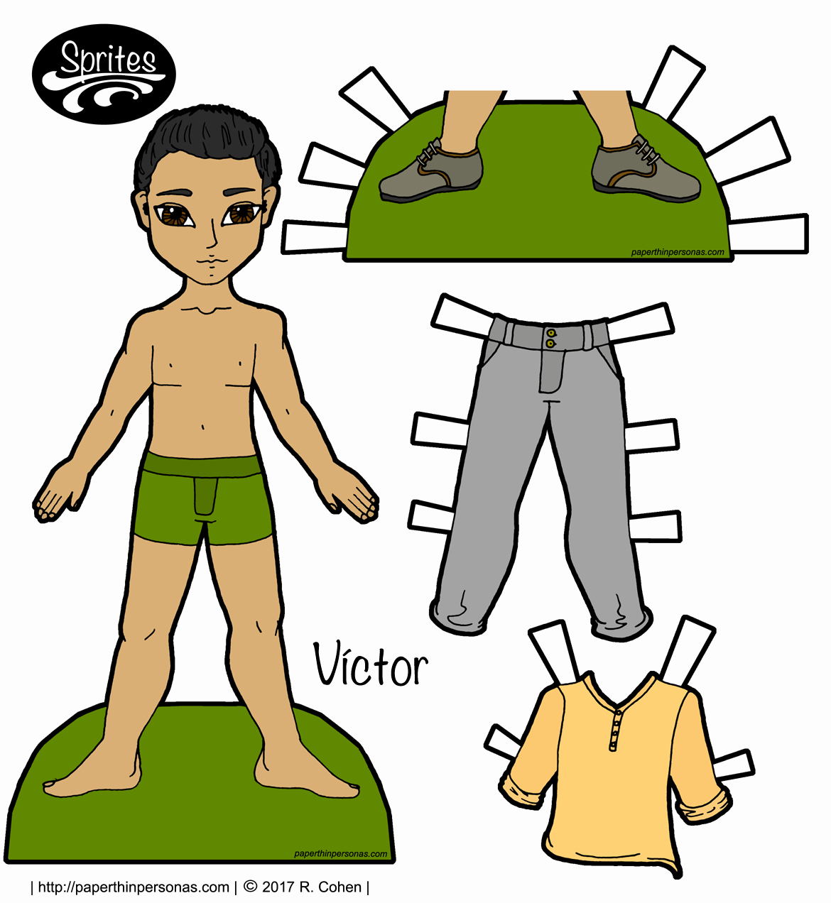 Male Paper Doll Beautiful Male Archives • Paper Thin Personas