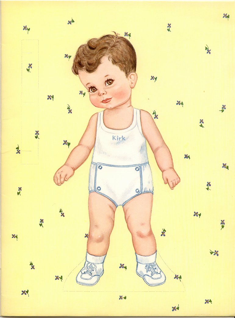 Male Paper Doll Best Of Baby Album – A Mercial Paper Doll Book