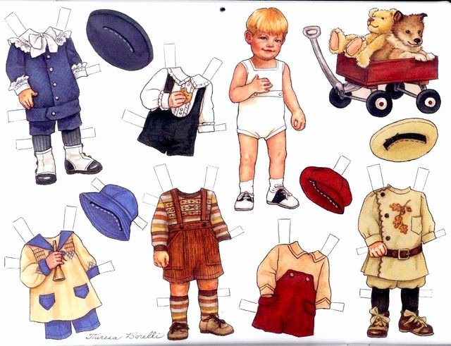 Male Paper Doll Inspirational Little Boy Paperdolls Paper Dolls Pinterest