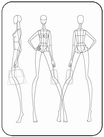 Mannequin Template for Fashion Design Fresh Download Fashion Figure Templates – Prêt à Template