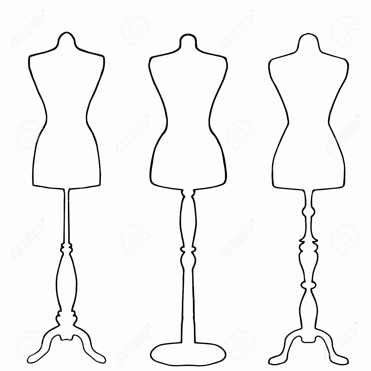 Mannequin Template for Fashion Design Inspirational Fashion Mannequin Drawing at Getdrawings