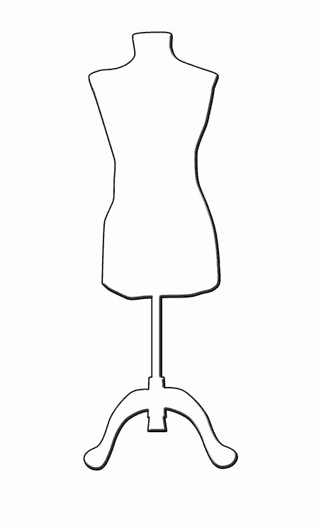 Mannequin Template for Fashion Design Inspirational Mannequin Silhouette Google Search