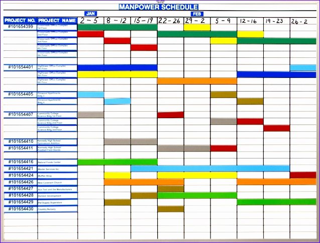 Manpower Schedule Excel Lovely 8 Excel Templates for Scheduling Exceltemplates