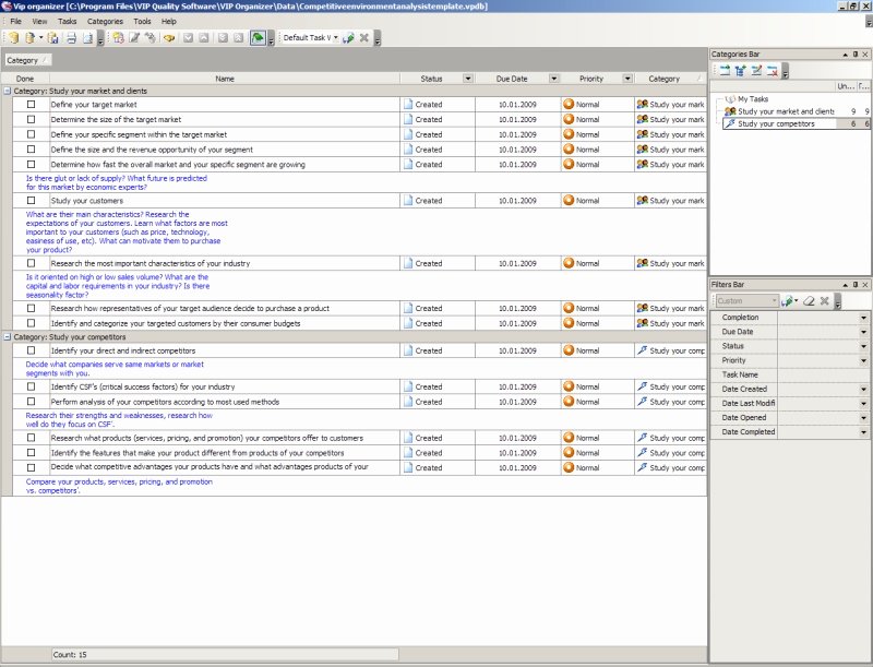 Market assessment Template Fresh Marketing Templates