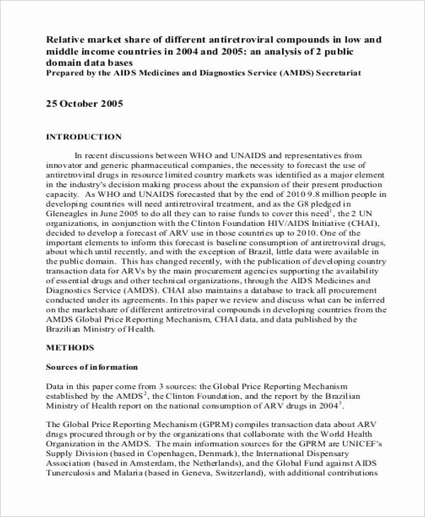 Market assessment Template New 7 Market assessment Templates Pdf