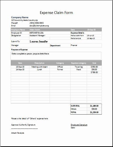 Marketing Project Request form Template Inspirational Expenses Claim and Reimbursement form Sample for Excel