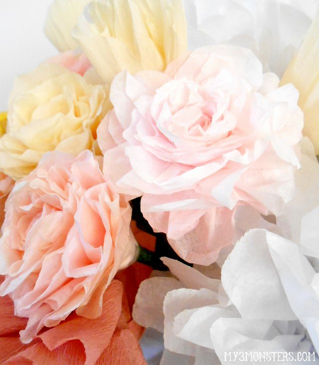 Martha Stewart Coffee Filter Roses Fresh My 3 Monsters How to Make Life Like Paper Flowers