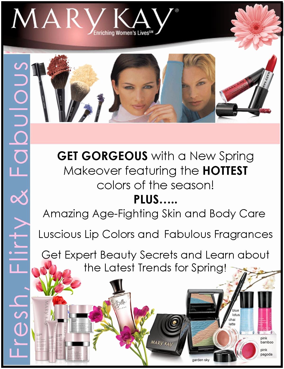 Mary Kay Customer Profile Template Unique Spring Selling Ideas March May