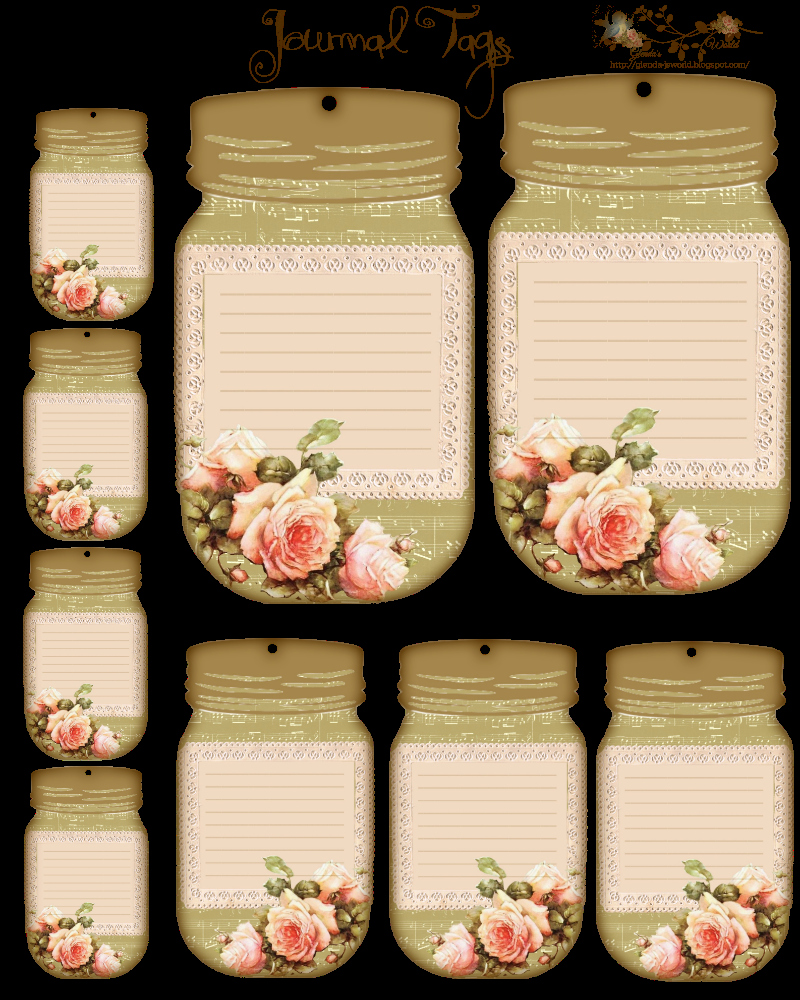 Mason Jar Tags Template Beautiful Free Journal Tags Would Make Good Name Tags or Detail