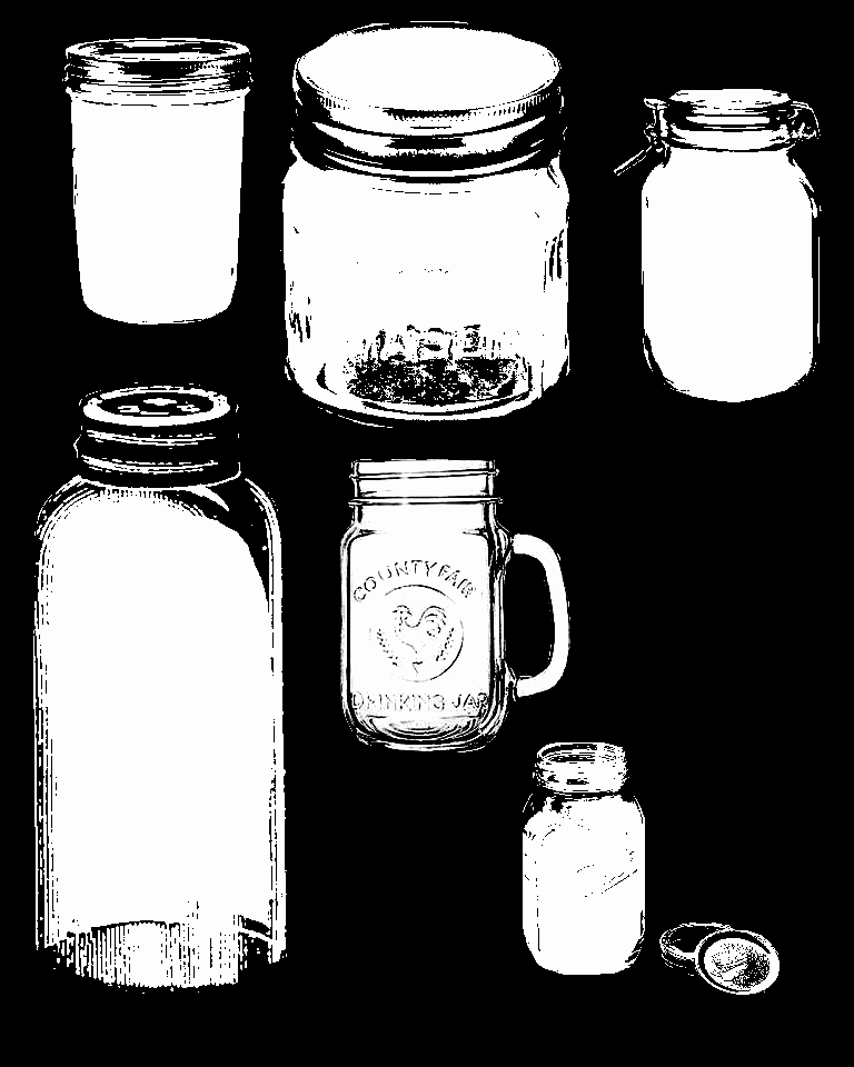 Mason Jar Template Printable