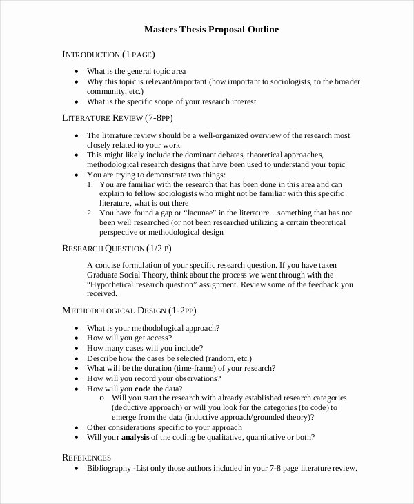 Master Degree Essay Examples Beautiful 56 Proposal Examples Pdf