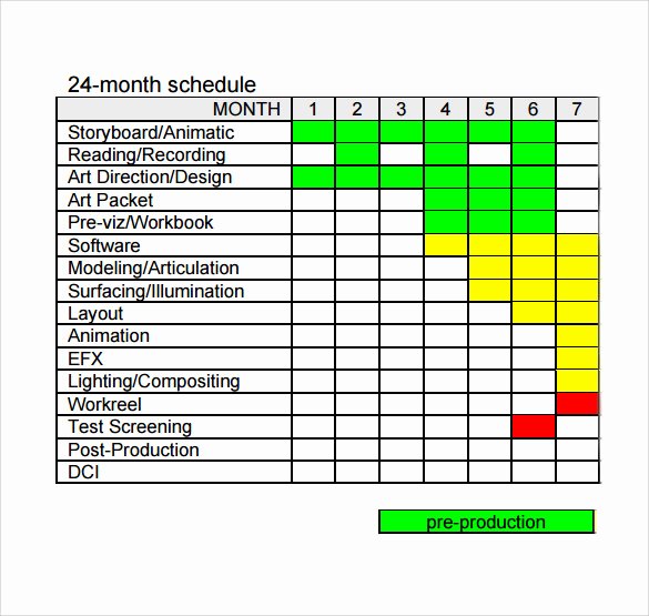 Master Production Schedule Template Excel New 11 Sample Production Schedule Templates