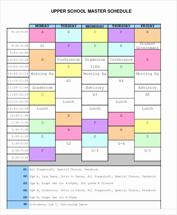 Master Production Schedule Template Excel New Master Schedule Templates 11 Free Samples Examples