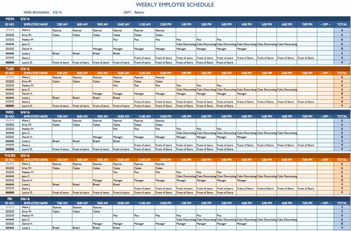 Master Production Schedule Template Excel Unique Free Weekly Schedule Templates for Excel Smartsheet