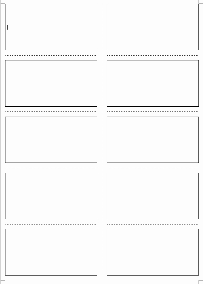 Matching Test Template Microsoft Word New Cards