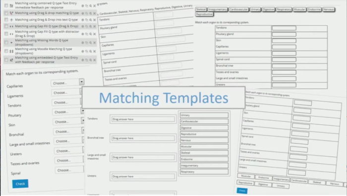 Matching Test Template Microsoft Word New Create Learning Objectives In Your Moodle Quiz Templates