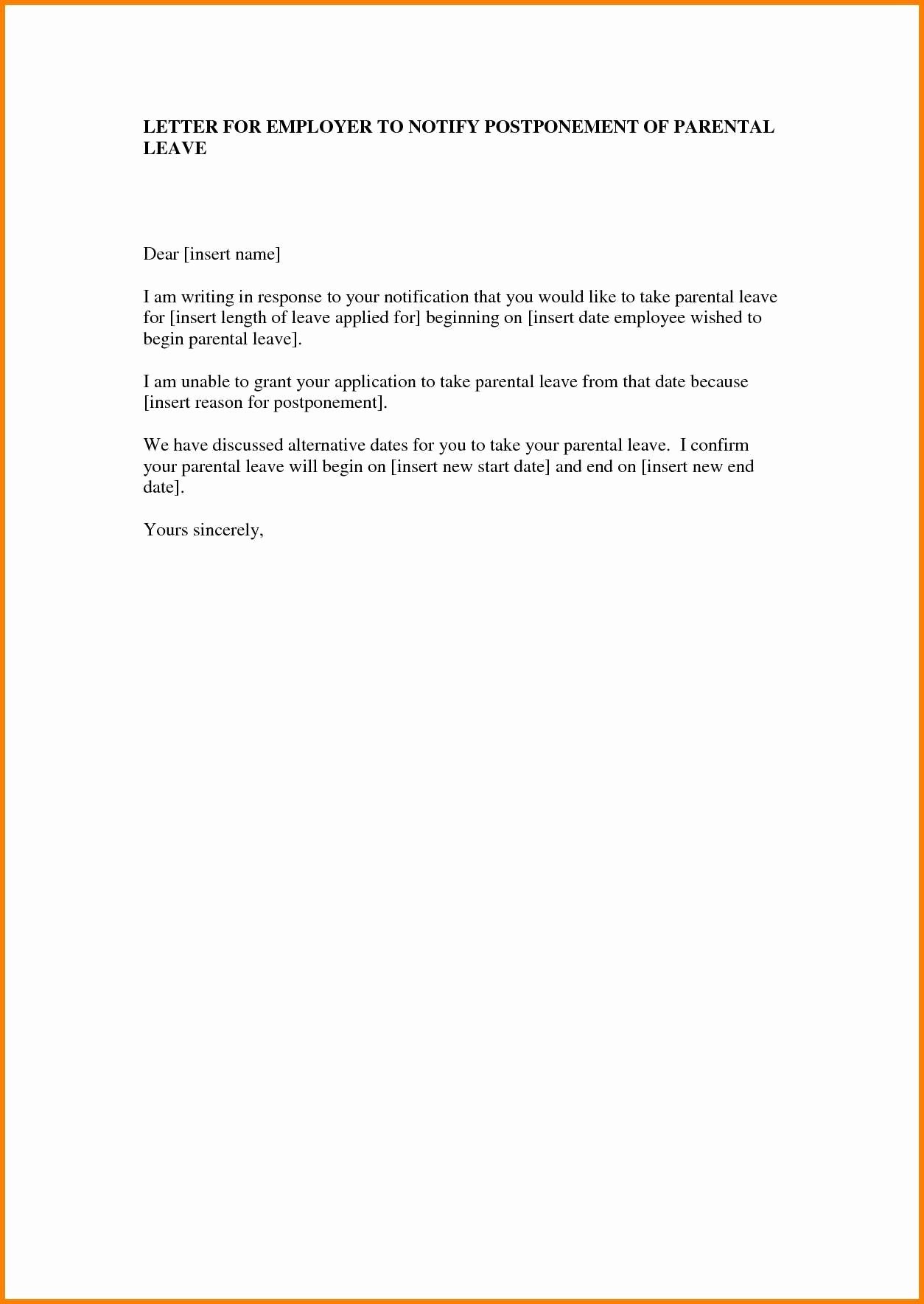 Maternity Leave Letter to Clients Unique New Maternity Leave Letter to Employer Template Uk