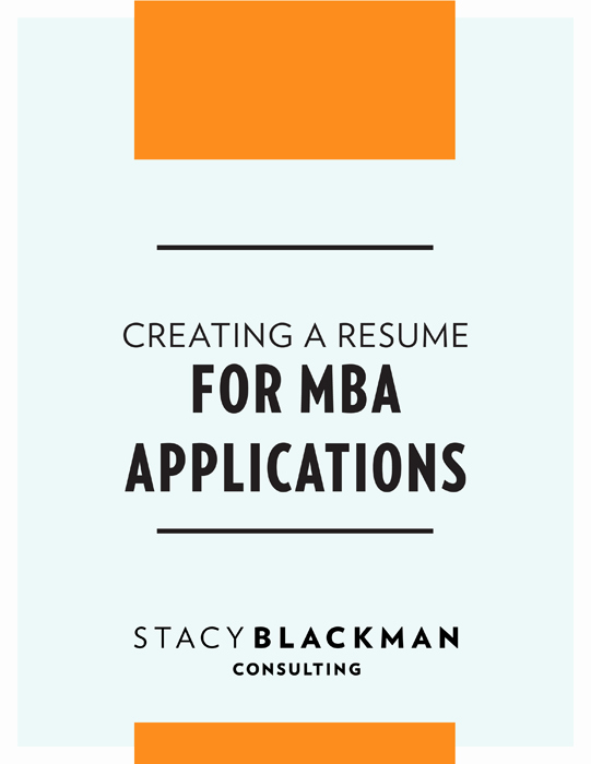 Mba Admission Essay Samples Pdf Inspirational Mba Résumé Guide Mba Admissions