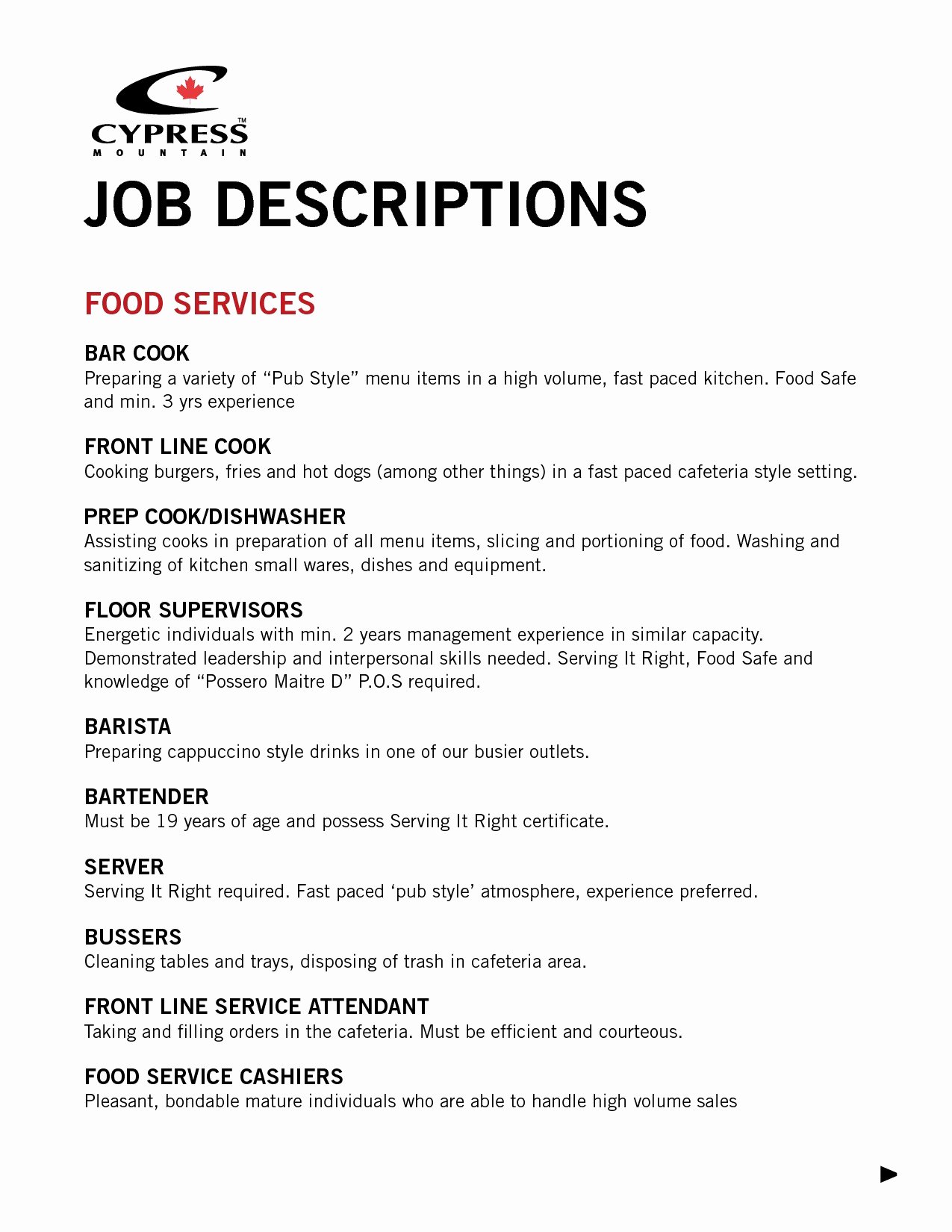 Mcdonalds Job Description Resume New 42 Clean Mcdonalds Crew Member Job Description for Resume