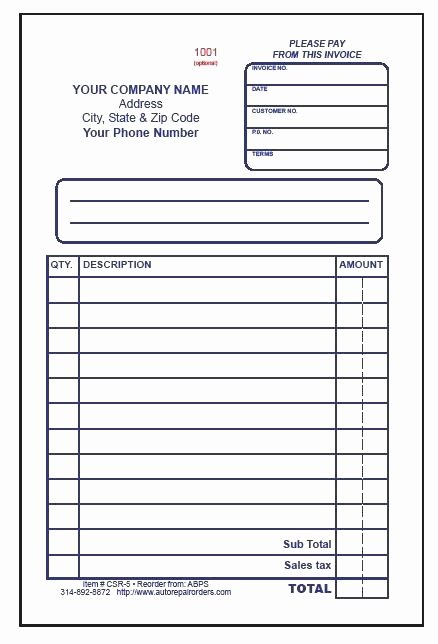 Mechanic Receipt Template Lovely Fake Auto Repair Invoice Onlineblueprintprinting