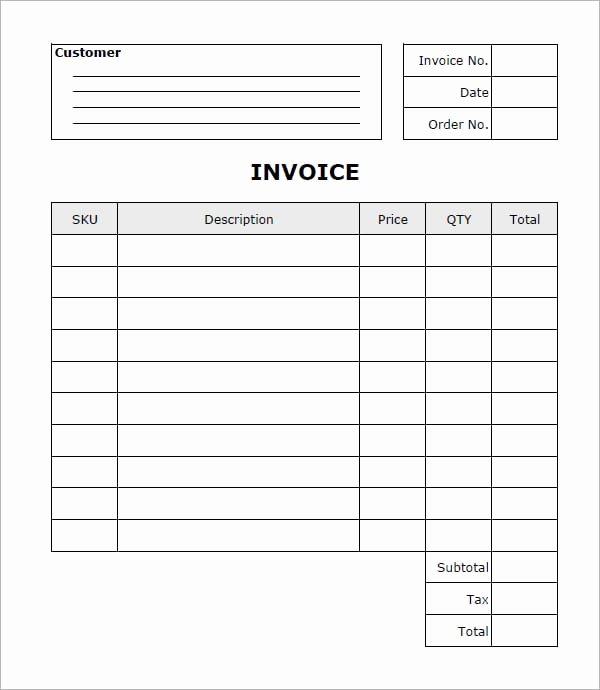 Mechanic Receipt Template Luxury Mechanic Invoice Template Printable Word Excel Invoice
