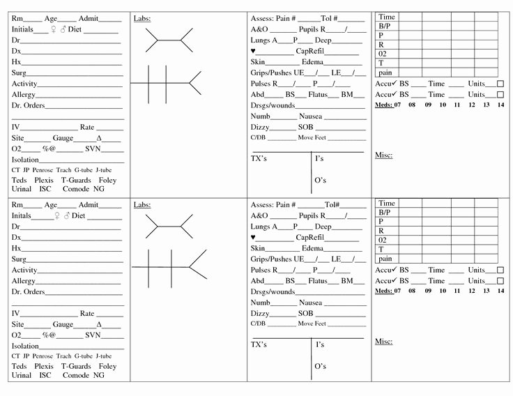 Med Surg Report Sheet Best Of Pinterest • the World’s Catalog Of Ideas