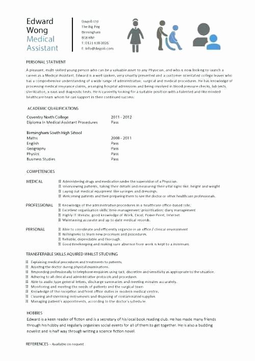 Medical assistant Externship Resume Beautiful Resumes for Medical assistants