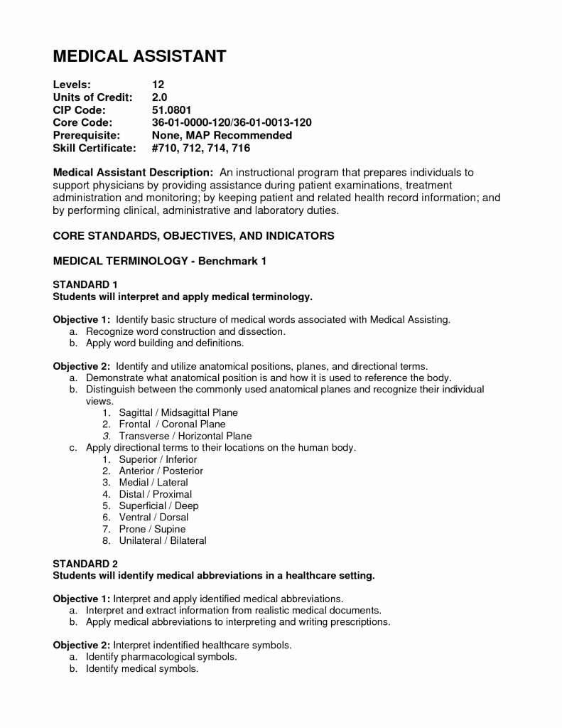 Medical assistant Externship Resume Elegant Medical assistant Externship Resume Sample – Perfect