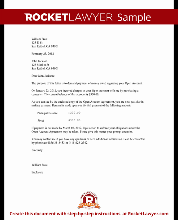 Medical Collection Letter Final Notice Elegant Demand Letter for Money Owed with Sample