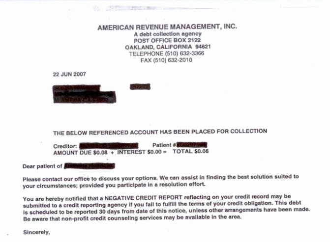 Medical Collection Letter Final Notice Luxury Hospital Billing True Cost Of Heathcare