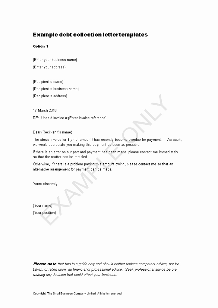Medical Collection Letter Final Notice New Legal Action Debt Collection Letter Template Final Notice