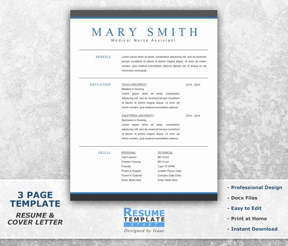 Medical Cv Template Word Luxury Medical Resume Template Word Professional Resume Template