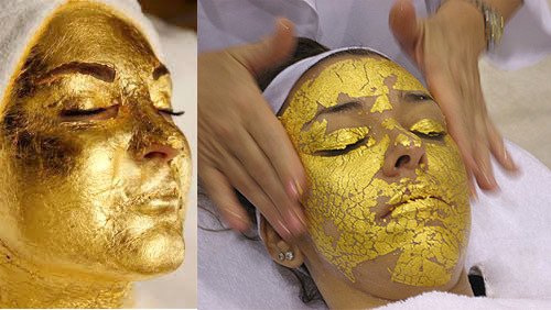 Medical Face Sheet Beautiful 5pcs 3 3cm Gold Foil Mask Sheet Spa 24k Gold Face Mask