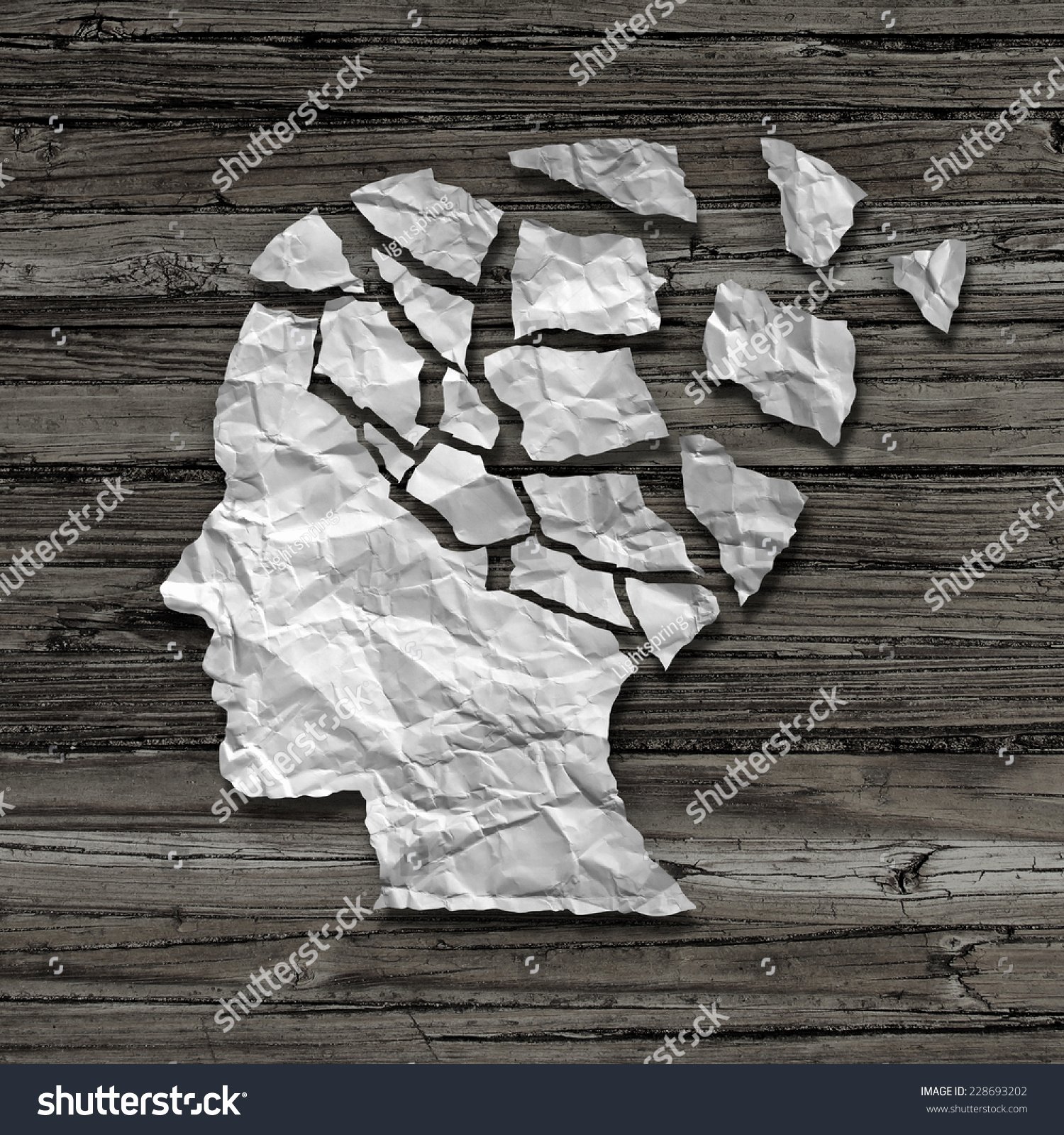 Medical Face Sheet Luxury Alzheimer Patient Medical Mental Health Care Stock