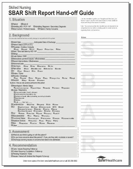 Medical Face Sheet Template Beautiful Nursing Shift Change Report Sheet Invitation Templates