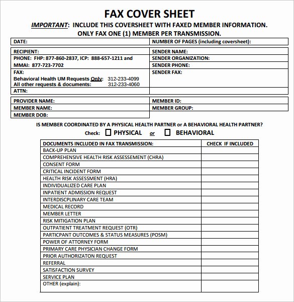 Medical Face Sheet Template Inspirational Sample Confidential Fax Cover Sheet 12 Documents In Pdf