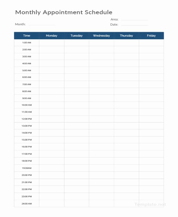 Medical Office Appointment Scheduling Template Best Of 21 Appointment Schedule Templates Doc Pdf