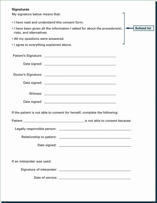 Medical Procedure Consent form Template Elegant Medical Informed Consent form Template – Medical form