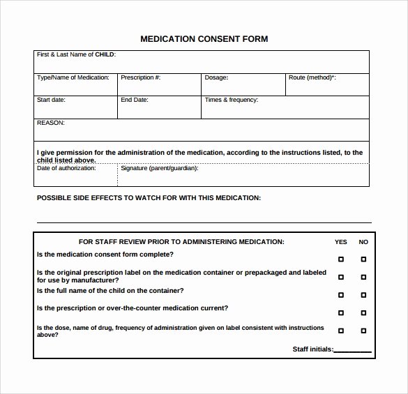 Medical Procedure Consent form Template New Medical Consent form 6 Download Free In Pdf