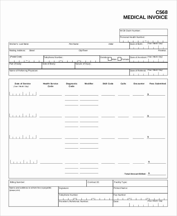 Medical Receipt Template Elegant 5 Medical Receipt Templates – Free Downloadable Samples