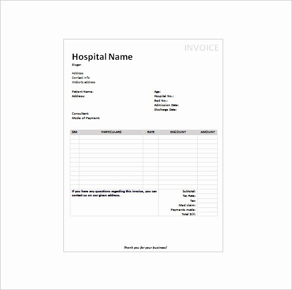 Medical Receipt Template Inspirational 17 Medical Receipt Templates Pdf Doc