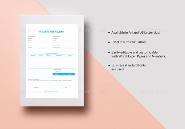 Medical Receipt Template Lovely 16 Doctors Receipt Templates