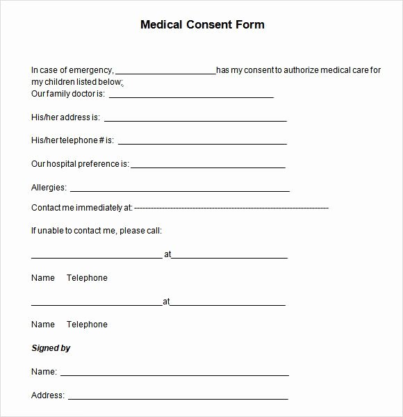 Medical Release form for Babysitter Best Of 25 Unique Medical Consent form Children Ideas On