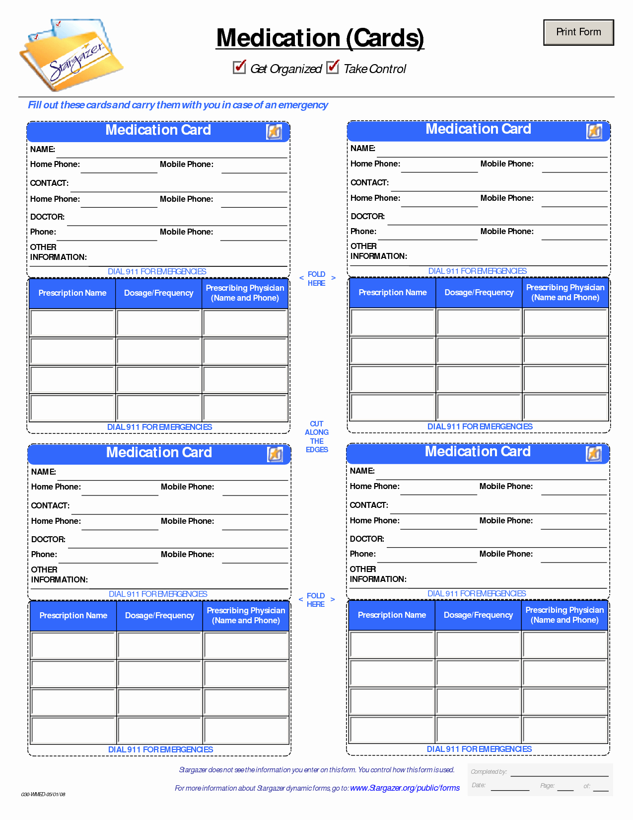 Medication Card Template Unique Patient Medication Card Template