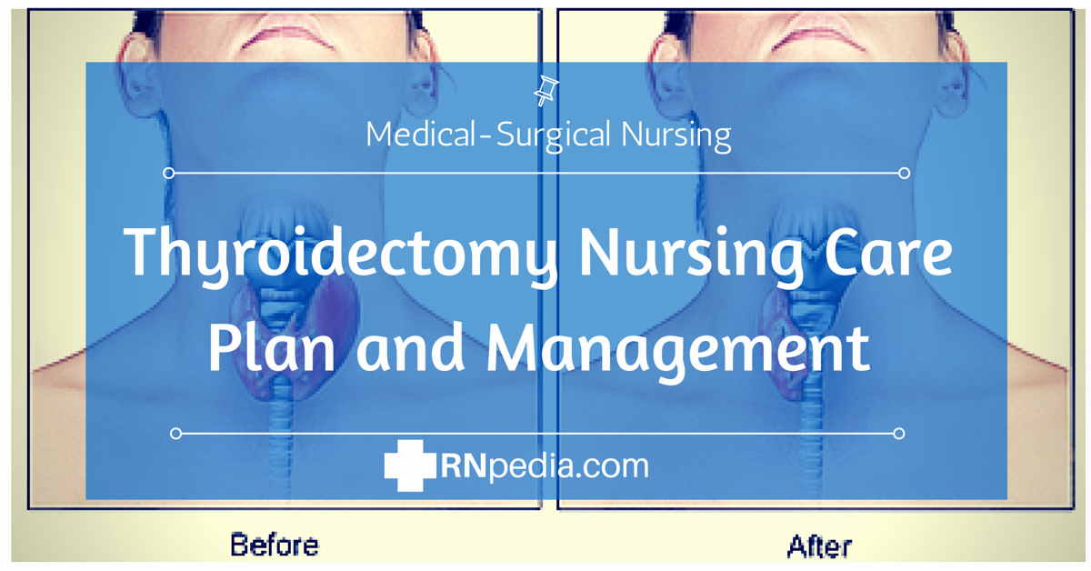 Medication Teaching Plan Awesome Thyroidectomy Nursing Care Plan &amp; Management Rnpedia