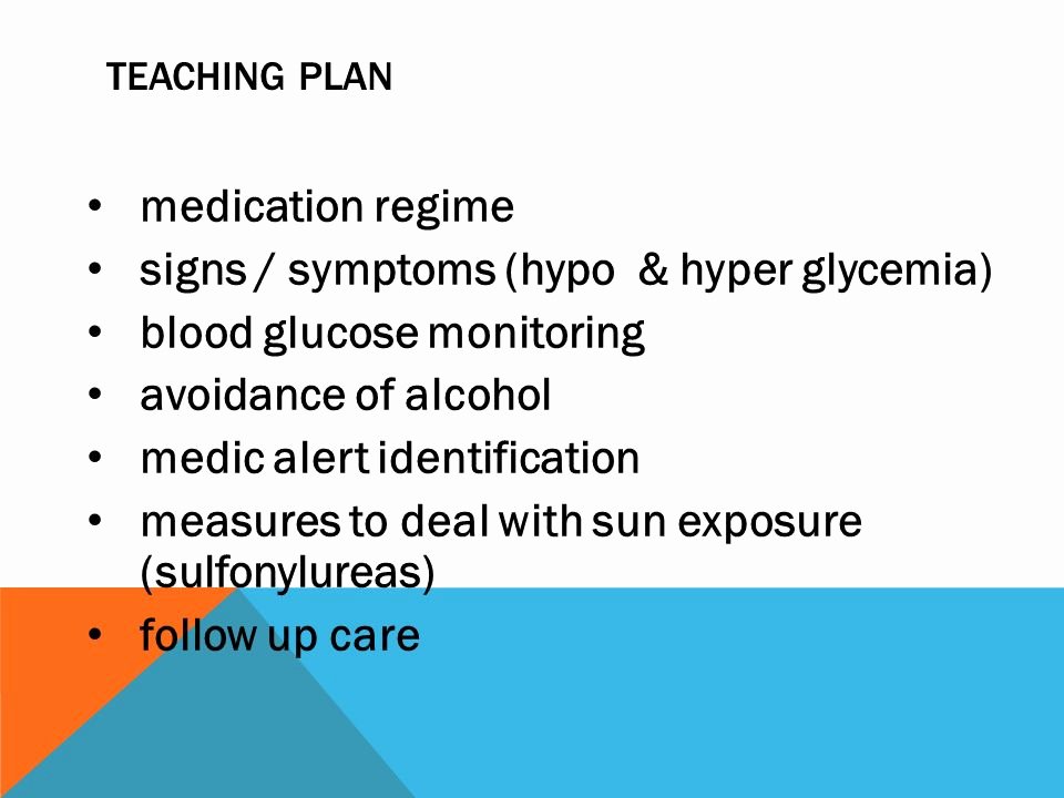 Medication Teaching Plan Elegant Insulin oral Hypoglycemics Ppt Video Online
