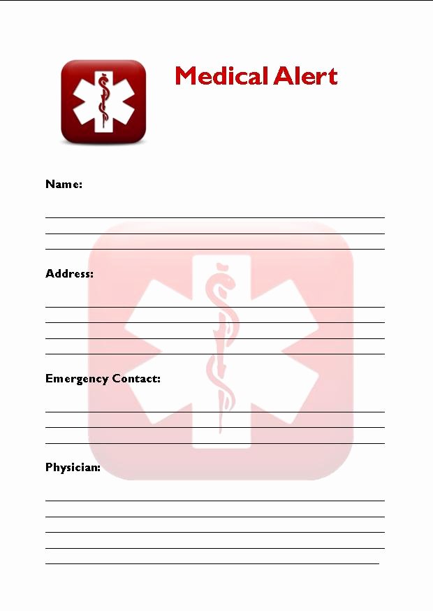 Medication Wallet Card Template Elegant 8 Best Of Free Printable Medical Cards Free