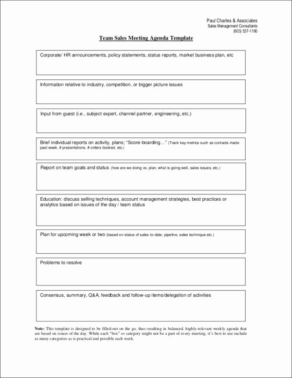 Meeting Brief Template Fresh Dos and Don’ts Of Meeting Agendas